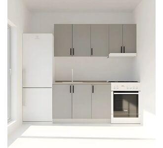 Κουζίνα Modest Σετ 5 Κουτιών Γκρι Άνω Κουτιά 170cm Κάτω 110cm AlphaB2B |  Σετ Κουζίνες στο espiti