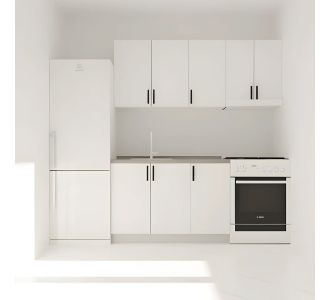 Κουζίνα Modest Σετ 5 Κουτιών Λευκή Άνω Κουτιά 170cm Κάτω 110cm AlphaB2B |  Σετ Κουζίνες στο espiti