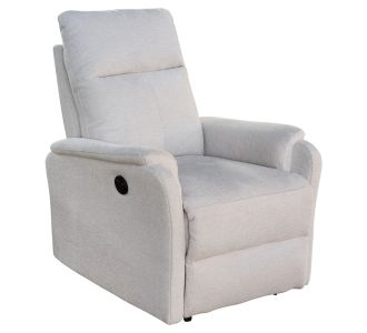 ΠΟΛΥΘΡΟΝΑ RELAX ΜΕ ΗΛΕΚΤΡΙΚΗ ΑΝΑΚΛΙΣΗ SYNTHIA HM3309.01 ΜΠΕΖ ΥΦΑΣΜΑ 75x87x102Yεκ |  Πολυθρόνες σαλονιού στο espiti