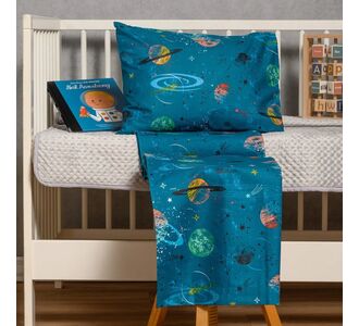 ΣΕΤ ΣΕΝΤΟΝΙΑ ΚΟΥΝΙΑΣ INTERSTELLAR PETROL BABY LINE (120X170) ΣΕΤ ΚΟΥΝΙΑΣ 120Χ170 MELINEN |  Βρεφικά Σεντόνια στο espiti
