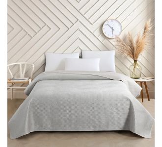ΚΟΥΒΕΡΛΙ KING SIZE OMNIA GREY (260Χ240) KING SIZE 260X240 MELINEN |  Κουβερλί Υπέρδιπλα στο espiti
