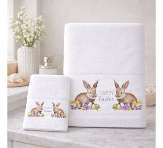 Πασχαλινές Πετσέτες Σετ 2 τεμ. Easter Bunny Astron Italy |  Σετ Πετσέτες στο espiti