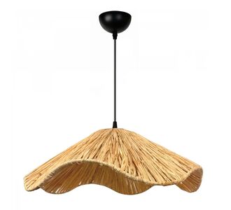 Φωτιστικό οροφής Miro Megapap E27 wicker μονόφωτο χρώμα φυσικό Ø50x100εκ. |  Οροφής στο espiti