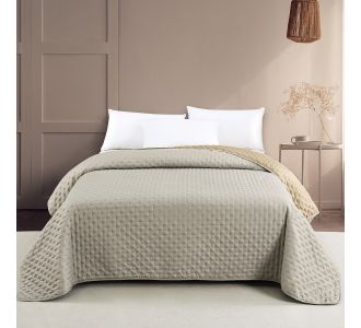 ΚΟΥΒΕΡΛΙ ΜΟΝΟ RENZO GREY/BEIGE (160Χ240) ΜΟΝΟ 160Χ240 MELINEN |  Κουβερλί Υπέρδιπλα στο espiti