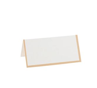 Beauty Home 10 χάρτινες ετικέτες θέσης – Κρεμ 8 x 4 cm       |  Διακοσμητκά στο espiti