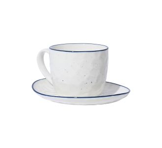 ESTIA ΦΛΥΤΖΑΝΙ ΤΣΑΓΙΟΥ PEBBLES ΠΟΡΣΕΛΑΝΗ 220ml ΜΕ ΠΙΑΤΑΚΙ - 07-37093 Estia |  Ποτήρια στο espiti