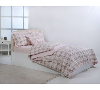 Υπέρδιπλο βαμβακερό κουβερλί (220cm x 240cm) καρρώ ρόζ 5206978077036 SilkFashion |  Κουβερλί Υπέρδιπλα στο espiti