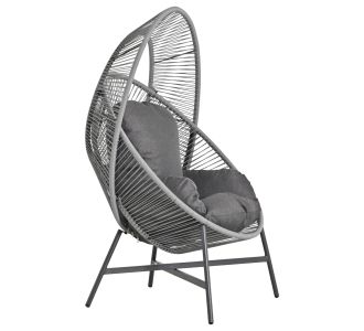 ΠΟΛΥΘΡΟΝΑ-ΦΩΛΙΑ RULER HM6506.01 ΓΚΡΙ ΜΕΤΑΛΛΟ-P.E.RATTAN-ΜΑΞΙΛΑΡΙΑ 90x85x149Υεκ |  Πολυθρόνες κήπου στο espiti