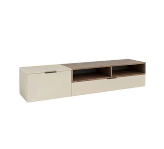 Έπιπλο TV Morocco Μπεζ-Σκούρο Δρυς 175x39x35cm AlphaB2B |  Έπιπλα τηλεόρασης στο espiti