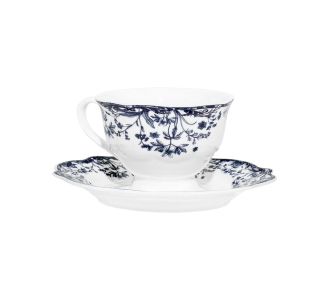 ESTIA ΦΛΥΤΖΑΝΙ ΚΑΦΕ REVERIE BLUE 220ml ΜΕ ΠΙΑΤΑΚΙ - 07-38830 Estia |  Ποτήρια στο espiti