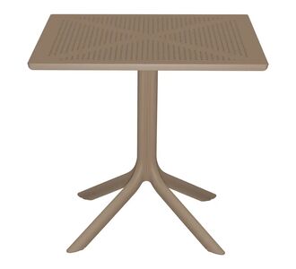 Τραπέζι Groovy pakoworld διατρητο pp cappuccino 80x80x74εκ |  Τραπέζια κήπου στο espiti