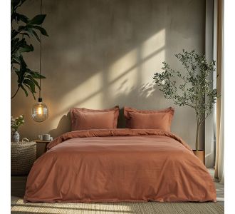 Beauty Home Ζεύγος μαξιλαροθήκες μονόχρωμες Art 1700 Harmony 52x73 Μόκα       |  Μαξιλαροθήκες Απλές στο espiti