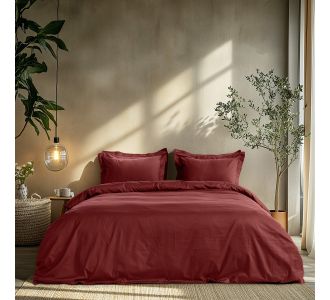 Beauty Home Ζεύγος μαξιλαροθήκες μονόχρωμες Art 1700 Harmony 52x73 Μπορντό       |  Μαξιλαροθήκες Απλές στο espiti