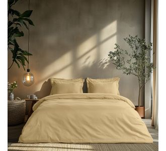 Beauty Home Ζεύγος μαξιλαροθήκες μονόχρωμες Art 1700 Harmony 52x73 Μπεζ       |  Μαξιλαροθήκες Απλές στο espiti