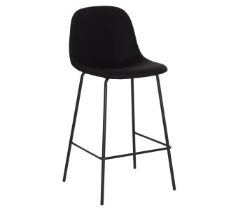 ΣΚΑΜΠΟ ΜΠΑΡ VINCENT HM9298.24 ΜΕΣΑΙΟΥ ΥΨΟΥΣ-ΜΑΥΡΟ ΥΦΑΣΜΑ-ΜΕΤΑΛΛΙΚΑ ΠΟΔΙΑ 43x50x92,5Υεκ |  Σκαμπώ μπαρ στο espiti