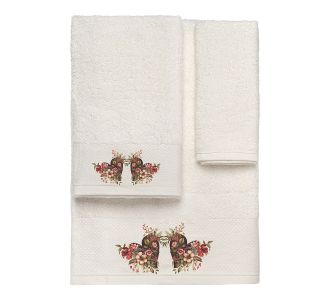 Beauty Home Σετ πετσέτες 3τμχ με εκτύπωση Art 3557 (30x50+50x90+70x140) Εκρού       |  Σετ Πετσέτες στο espiti