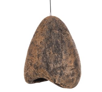 ΦΩΤΙΣΤΙΚΟ ΟΡΟΦΗΣ ΜΕ ΟΨΗ ΠΕΤΡΑΣ STONER (S) HM4417.03 ΓΚΡΙ/ΚΑΦΕ-- 37x30x45Υεκ. |  Οροφής στο espiti