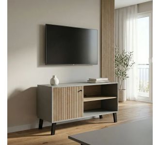 Έπιπλο τηλεόρασης Tuscany pakoworld sonoma-ανθρακί 100x40x51εκ |  Έπιπλα τηλεόρασης στο espiti