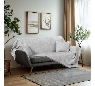 Beauty Home Ριχτάρι Διθέσιο Amos Art 8715 170x240 Γκρι       |  Ριχτάρια στο espiti