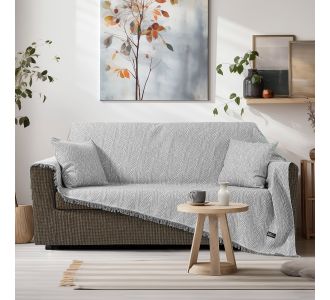 Beauty Home Μαξιλαροθήκη διακοσμητική Amos Art 8718 40x40 Γκρι       |  Μαξιλάρια διακοσμητικά στο espiti