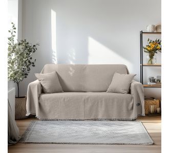 Beauty Home Ριχτάρια σετ 3τμχ Amos Art 8720 (170x170+170x240+170x290) Γκρι       |  Ριχτάρια στο espiti