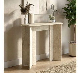 Κονσόλα Mara Megapap χρώμα travertine 90x29,6x91,8εκ. |  Συρταριέρες -Κονσόλες στο espiti