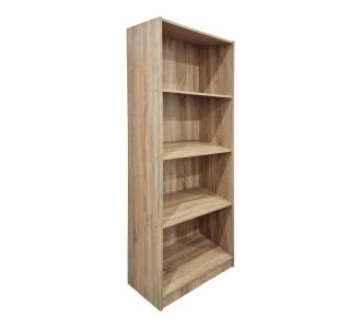 Βιβλιοθήκη Kendy pakoworld sonoma 60x30x167εκ |  Βιβλιοθήκες στο espiti