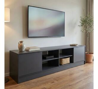 Έπιπλο τηλεόρασης Tivia pakoworld ανθρακί 180x35x41.5εκ |  Έπιπλα τηλεόρασης στο espiti