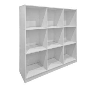 Βιβλιοθήκη Gridea pakoworld λευκό 119.5x30x121εκ |  Βιβλιοθήκες στο espiti