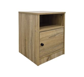 Κομοδίνο Lenea pakoworld sonoma 40x40x50εκ |  Κομοδίνα στο espiti