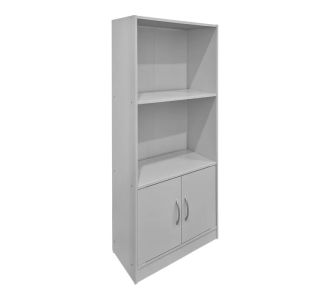 Βιβλιοθήκη Tekaro pakoworld λευκή 60x30x120εκ |  Βιβλιοθήκες στο espiti