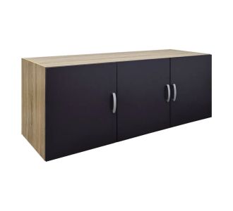 Πατάρι ντουλάπας τρίφυλλο Alvia pakoworld sonoma-ανθρακί 150x51x60εκ |  Ντουλάπες ρούχων στο espiti