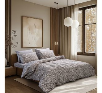 Beauty Home Σετ πάπλωμα μονό Glory Art 12363 160x230 Άμμου       |  Παπλώματα Μονά στο espiti