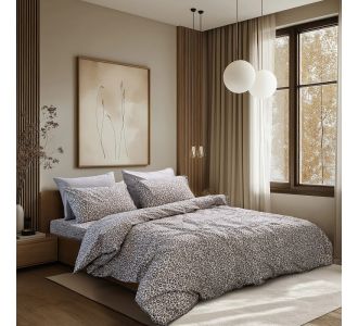 Beauty Home Σετ σεντόνια μονά με λάστιχο Glory Art 12363 110x200+32 Άμμου       |  Σεντόνια Υπέρδιπλα / King Size στο espiti