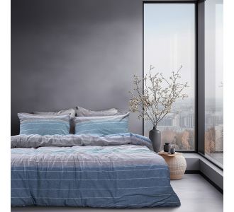 Beauty Home Σετ σεντόνια υπέρδιπλα Glory Art 12373 240x265 Γκρι,Μπλε       |  Σεντόνια Υπέρδιπλα / King Size στο espiti