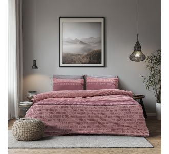 Beauty Home Σετ πάπλωμα μονό Glory Art 12374 160x230 Σάπιο Μήλο,Ροζ       |  Παπλώματα Μονά στο espiti