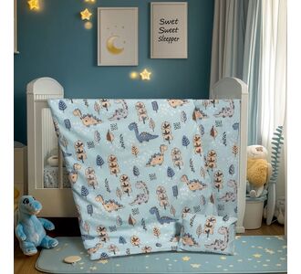 Beauty Home Σετ σεντόνια βρεφικά Bloom Art 6325 120x170 Σιέλ       |  Βρεφικά Σεντόνια στο espiti