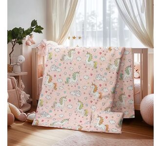 Beauty Home Σετ σεντόνια βρεφικά Bloom Art 6328 120x170 Ροζ       |  Βρεφικά Σεντόνια στο espiti