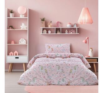 Beauty Home Σετ σεντόνια μονά Candy Art 6328 170x265 Ροζ       |  Σεντόνια Παιδικά στο espiti