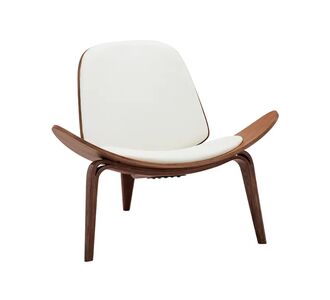 Πολυθρόνα Vilma pakoworld PU μπεζ- plywood καρυδί 90x76.5x74.5εκ |  Πολυθρόνες σαλονιού στο espiti