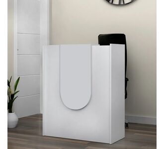 Γραφείο υποδοχής - reception Mezzo Megapap χρώμα λευκό 90x40x110εκ. |  Reception γραφείου στο espiti