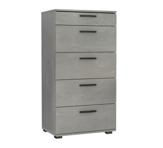 Συρταριέρα Helia Megapap χρώμα γκρι σκυροδέματος 60x44x108εκ. |  Συρταριέρες -Κονσόλες στο espiti