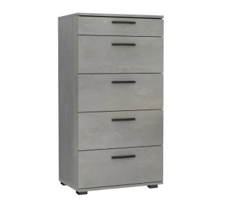 Συρταριέρα Helia Megapap χρώμα γκρι σκυροδέματος 60x44x108εκ. |  Συρταριέρες -Κονσόλες στο espiti