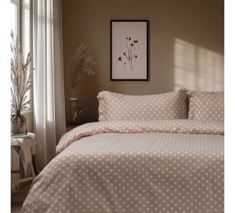 Beauty Home Σετ πάπλωμα μονό Art 10101 Fancy 160x230 Μπεζ       |  Παπλώματα Μονά στο espiti