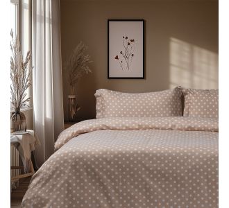 Beauty Home Σετ κουβερλί υπέρδιπλο Art 10101 Fancy 220x240 Μπεζ       |  Κουβερλί Υπέρδιπλα στο espiti