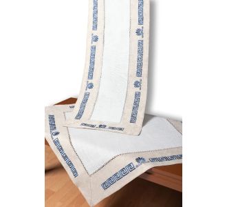 Τραπεζομάντηλο WH19-010 (160cm x 300cm) μπλέ 5206978061295 SilkFashion |  Τραπεζομάντηλα στο espiti