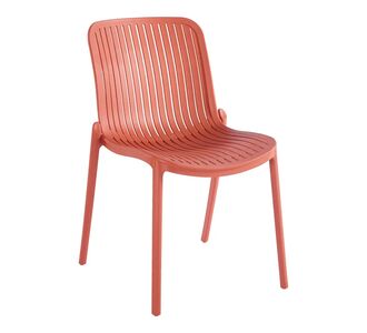 Καρέκλα Teragi στοιβαζόμενη pakoworld pp με UV protection terracotta 58x43.5x82εκ |  Καναπέδες - Καρέκλες  στο espiti