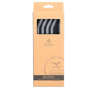 ESTIA ΚΑΛΑΜΑΚΙΑ ΓΥΑΛΙΝΑ ΜΕ ΒΟΥΡΤΣΑΚΙ ΣΕΤ 4 ΤΕΜ. ΔΙΑΦΑΝΑ - 01-39219 Estia |  Ποτήρια στο espiti