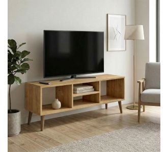 Έπιπλο τηλεόρασης Loren Megapap χρώμα sapphire oak 120x30x40εκ. |  Έπιπλα τηλεόρασης στο espiti