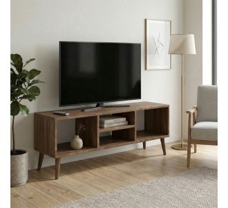 Έπιπλο τηλεόρασης Loren Megapap χρώμα καρυδί 120x30x40εκ. |  Έπιπλα τηλεόρασης στο espiti